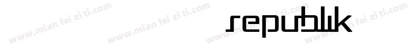 当前位置 首页 英文字体 正文 Republika II Exp字体转换